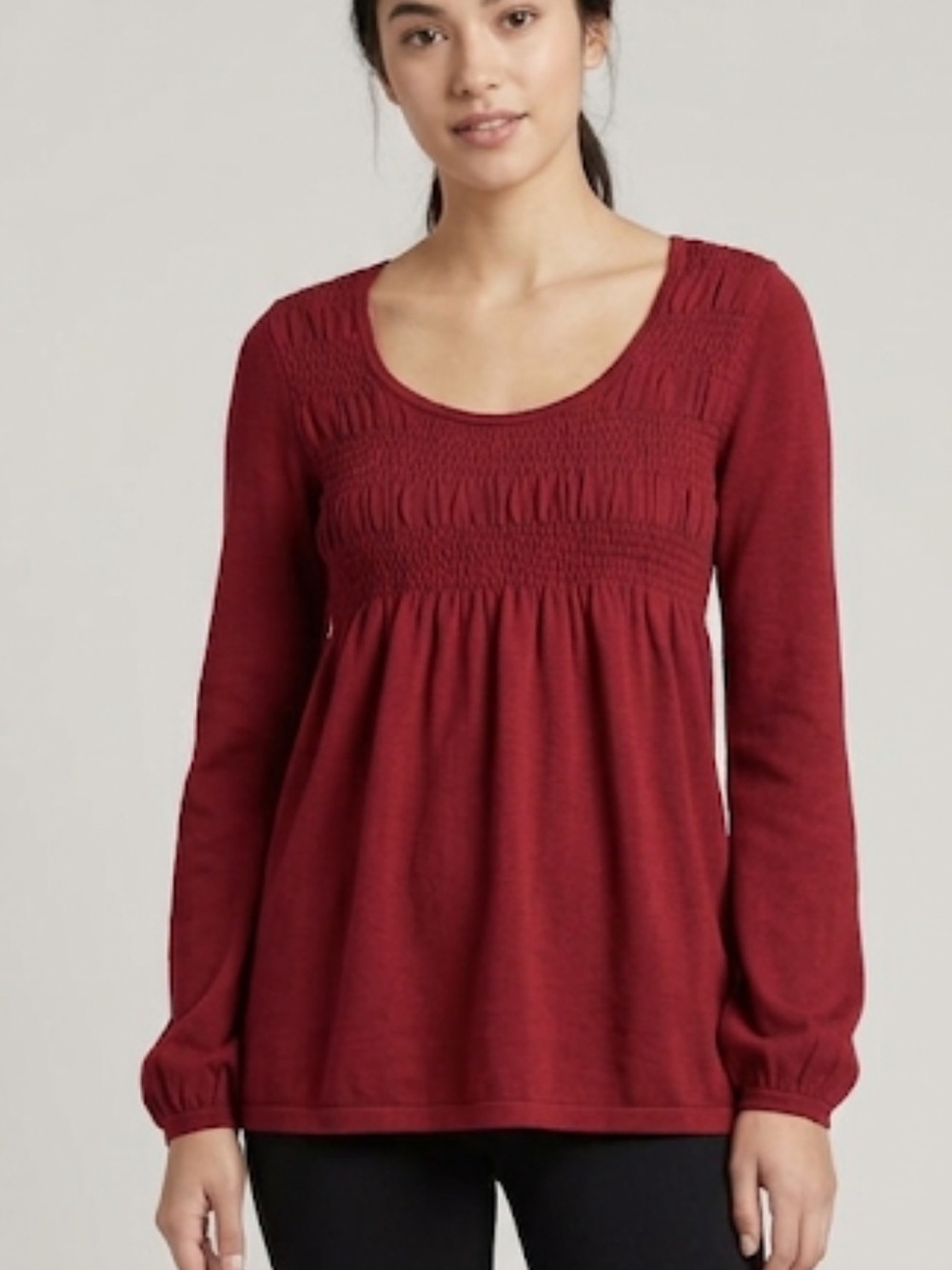 Pierri New York Smocked Knit Top